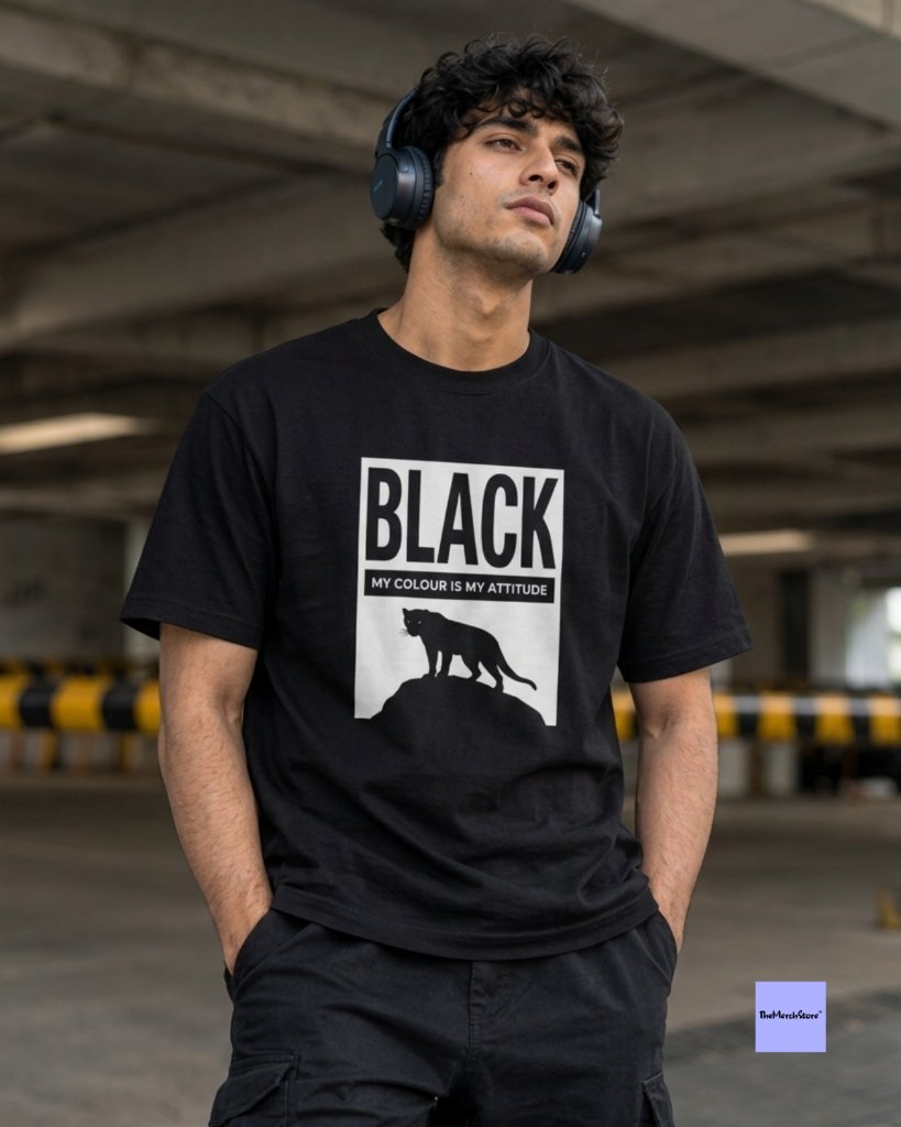 Black Panther Attitude Tee - black edition photo 1