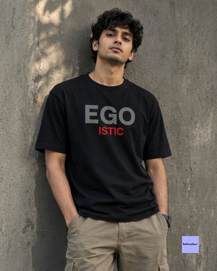 Egoistic Minimalist Streetwear Tee - black edition photo 1